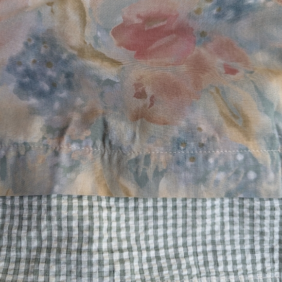 flowy rayon VINTAGE MAXI DRESS jumper S - Picture 7 of 8